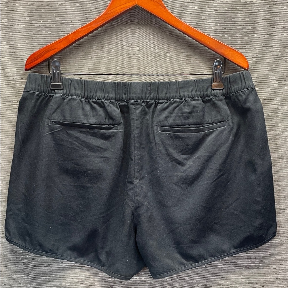 Madewell Black‎ Athletic Shorts Elastic Waistband Moisture-Wicking - Picture 6 of 8